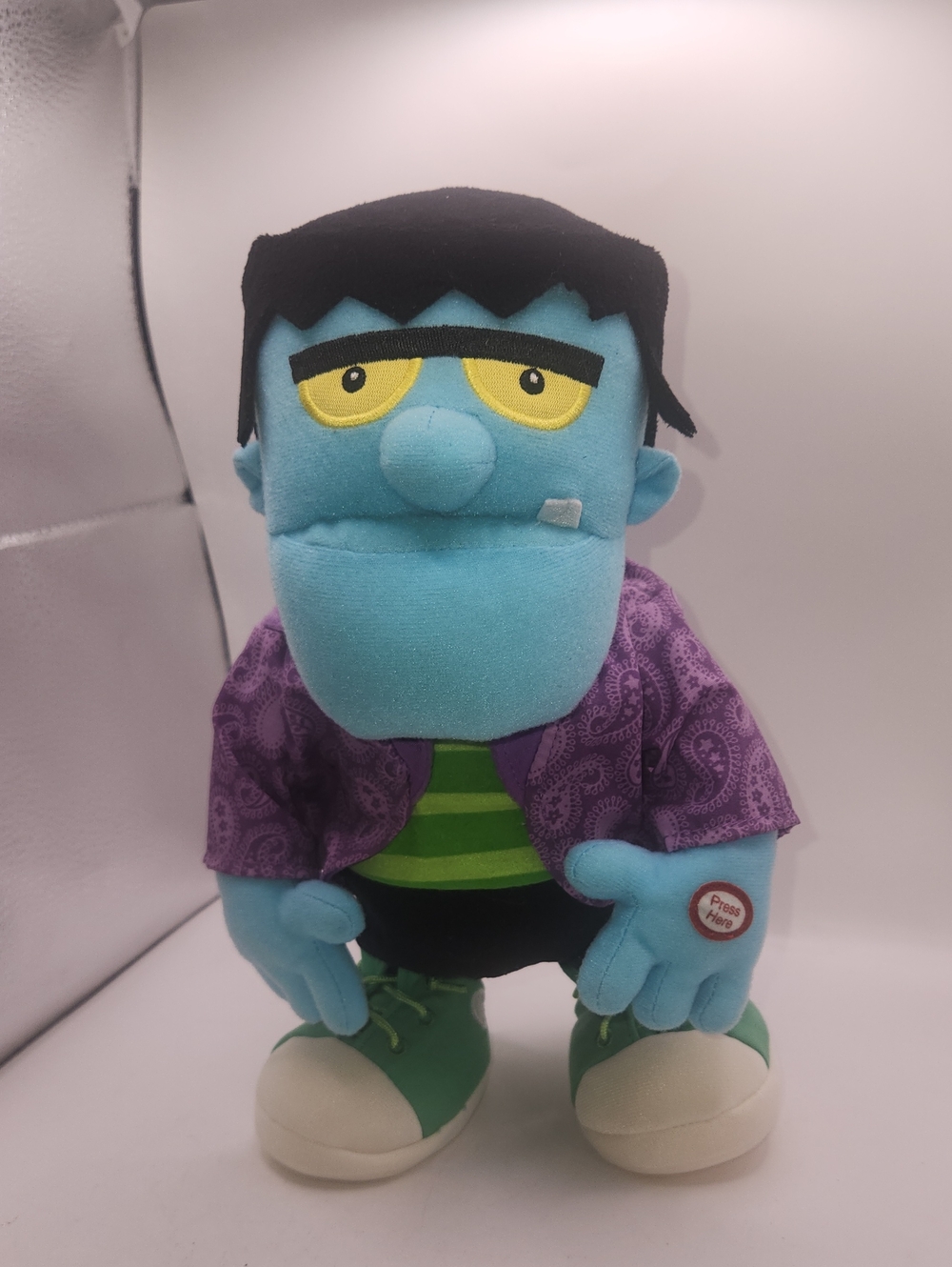 Hallmark DANCIN' FRANKENSTEIN Halloween plush animated sings Monster Mash WORKS